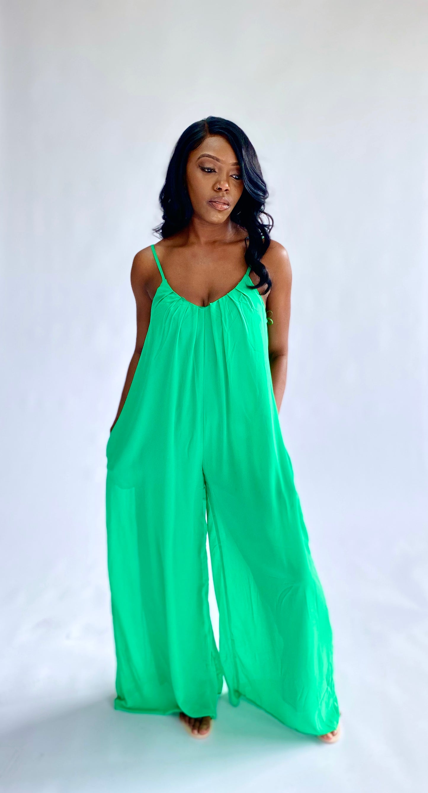 BOTTEGA GREEN| JUMPSUIT