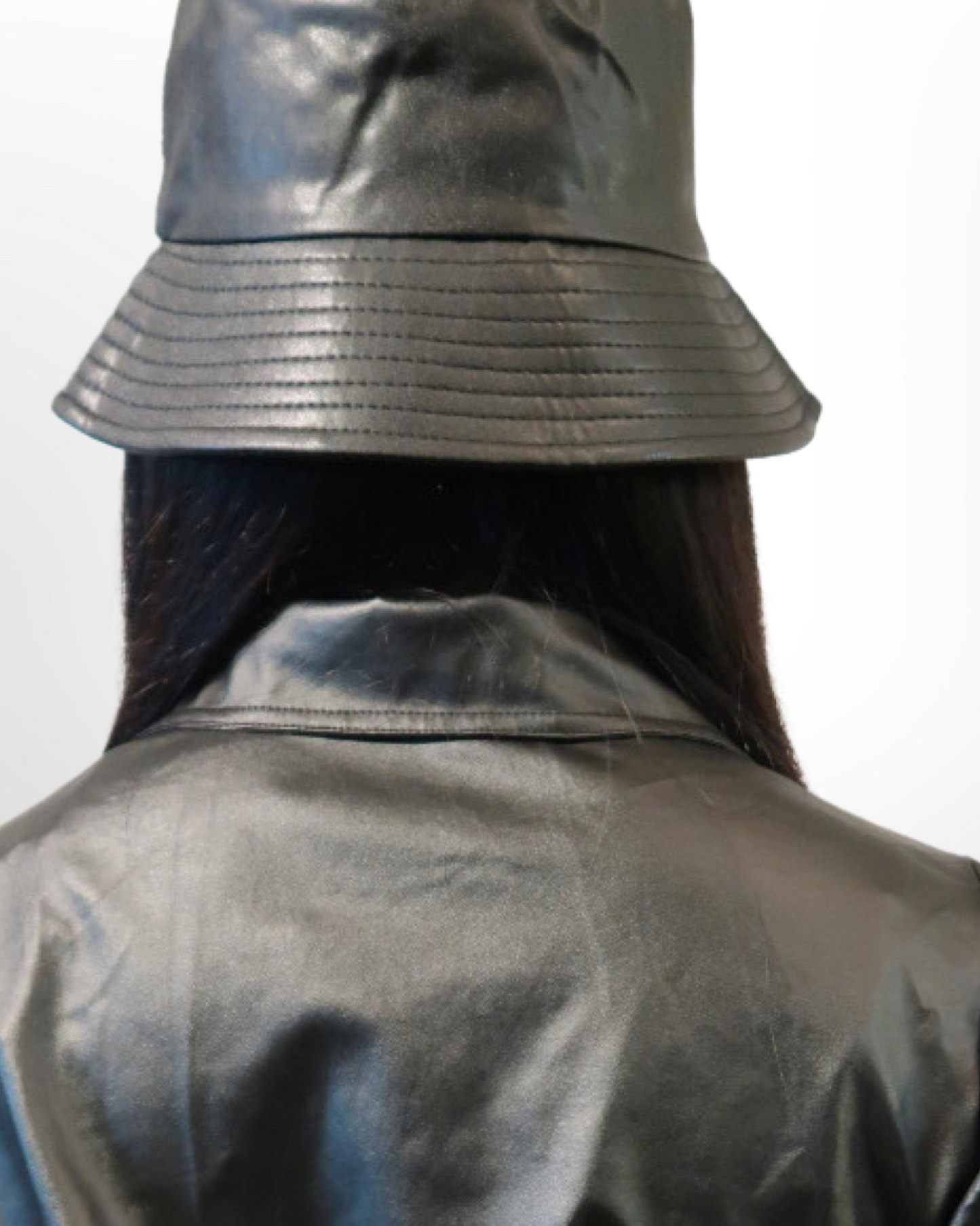 LEATHER BUCKET HAT